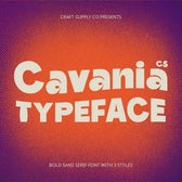 CS Cavania – Bold Font