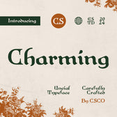 CS Charming – Uncial Font
