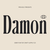 CS Damon – Condensed Font