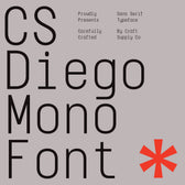 CS Diego Mono – Sans Serif Typeface