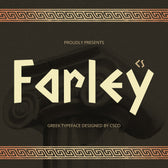 CS Farley – Ancient Greek Font