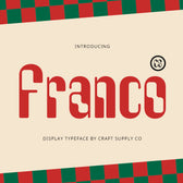 CS Franco – Display Font