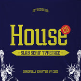 CS House – Sporty Font