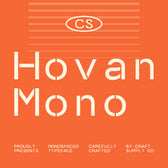 CS Hovan Mono – Monospaced Font