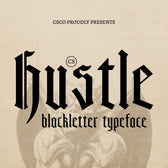 CS Hustle – Blackletter Font