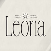 CS Leona – Condensed Font