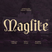 CS Maglite – Gothic Uncial Font
