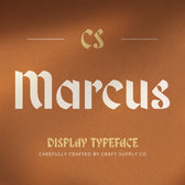 CS Marcus – Blackletter Font