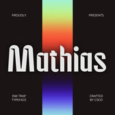 CS Mathias – Inktrap Font