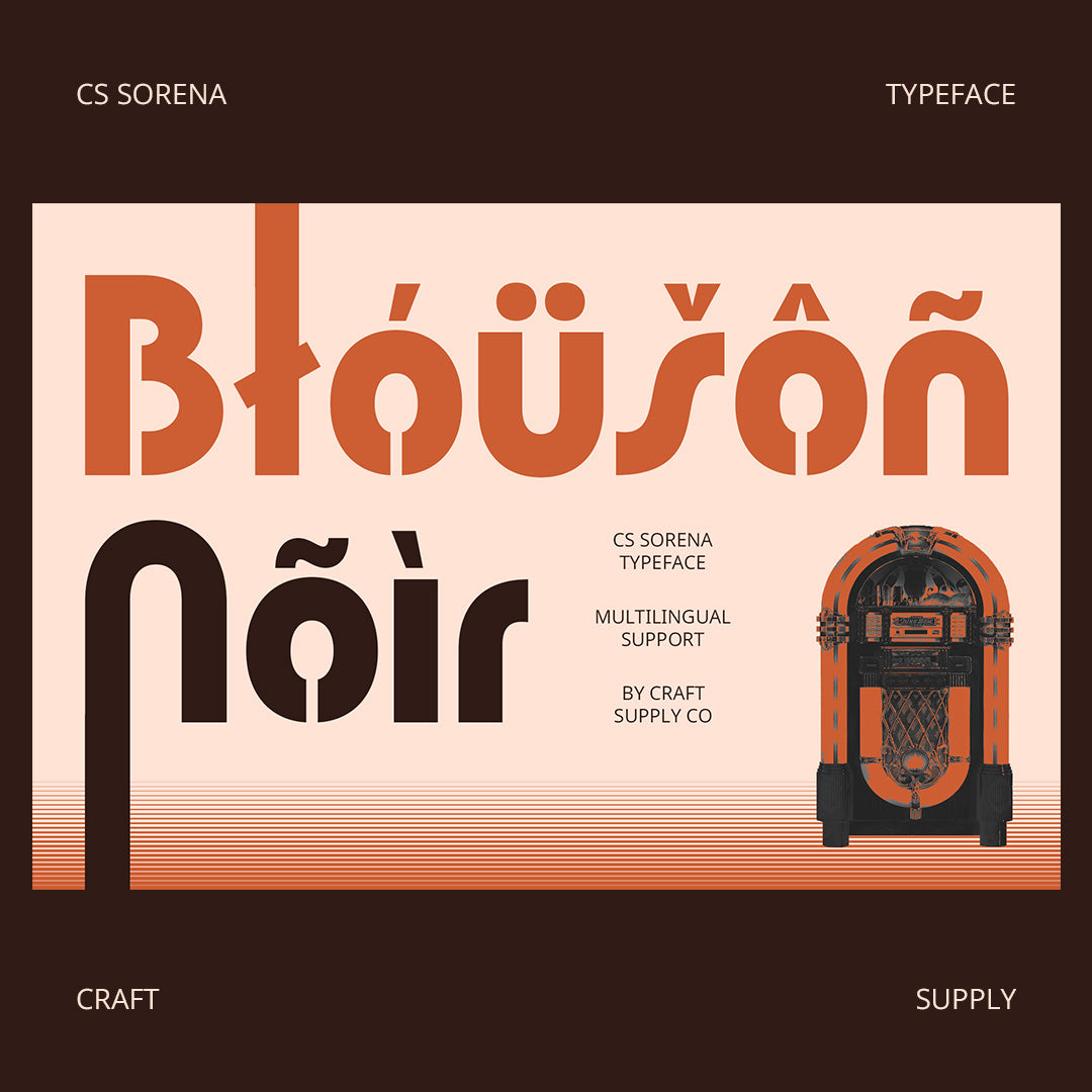 CS Sorena – Retro Font by Craft Supply Co, preview 7