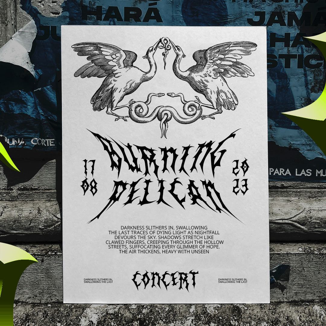 CS Venom – Black Metal Font by Craft Supply Co, preview 7