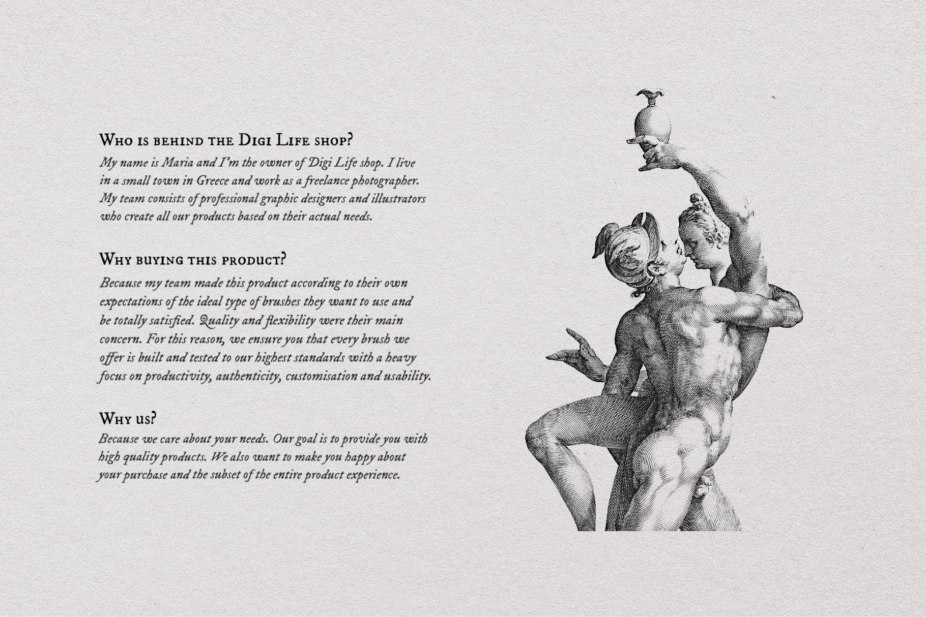 Cupid and Psyche Procreate Kit