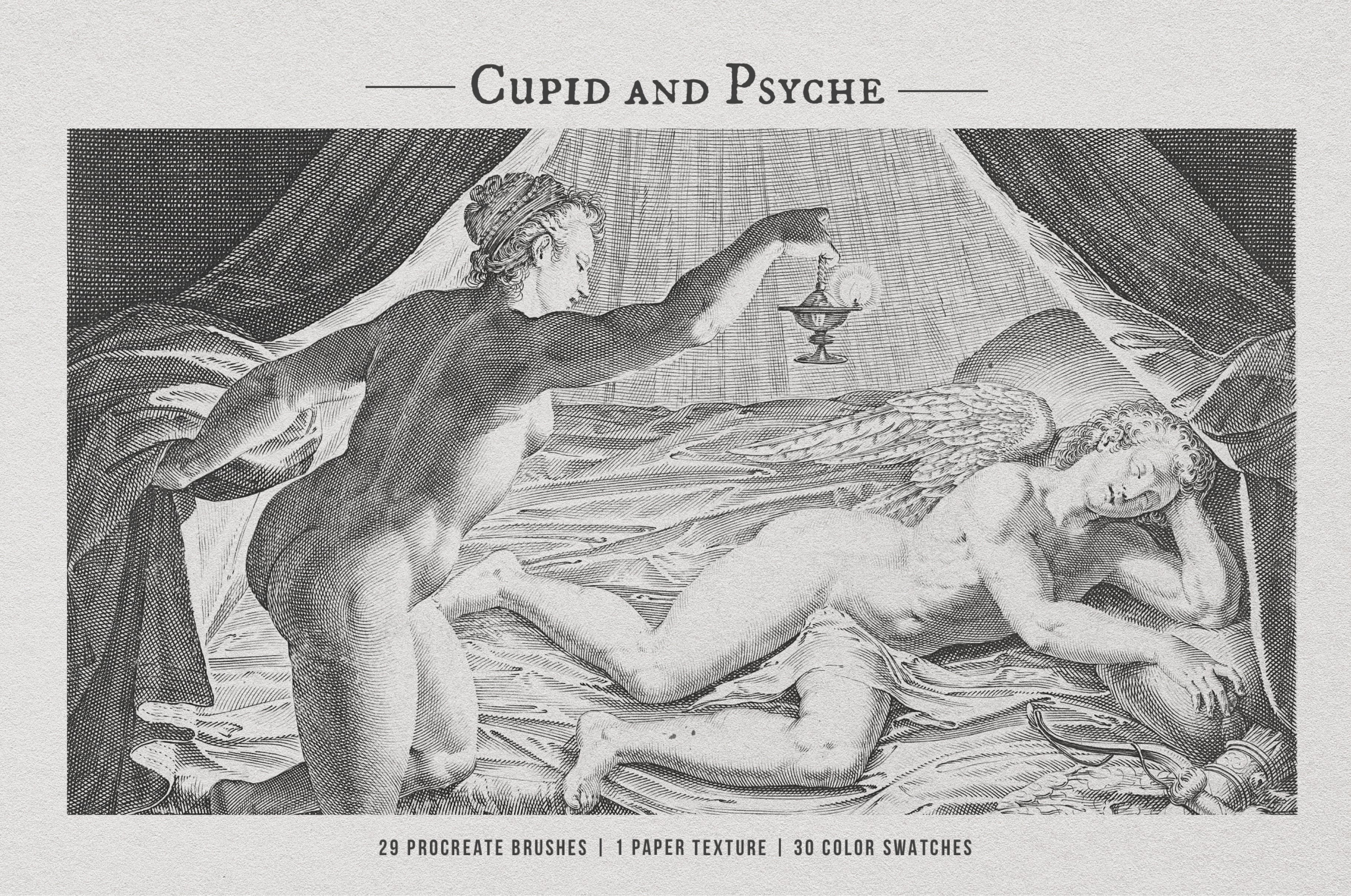 Cupid and Psyche Procreate Kit