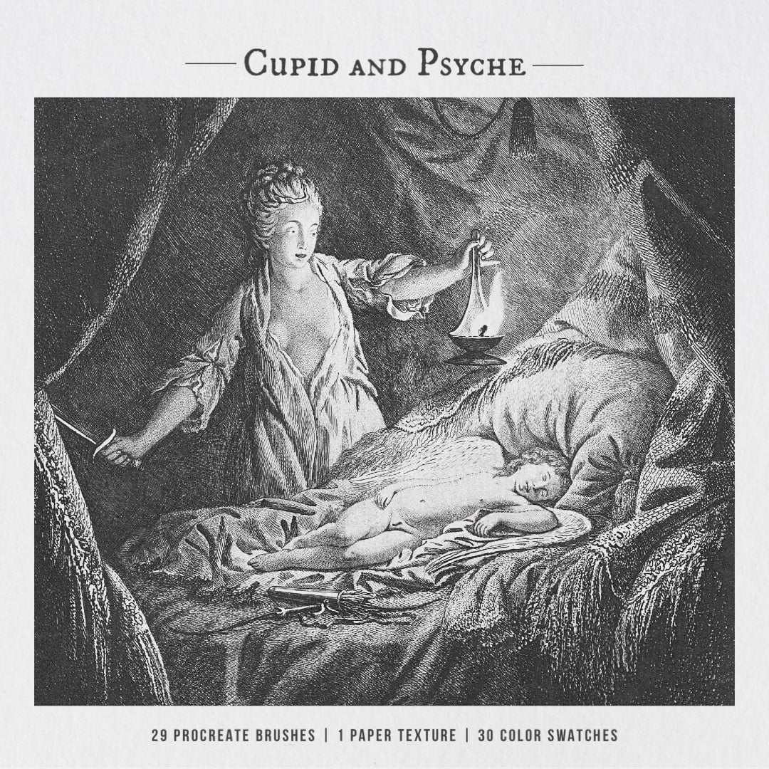 Cupid and Psyche Procreate Kit