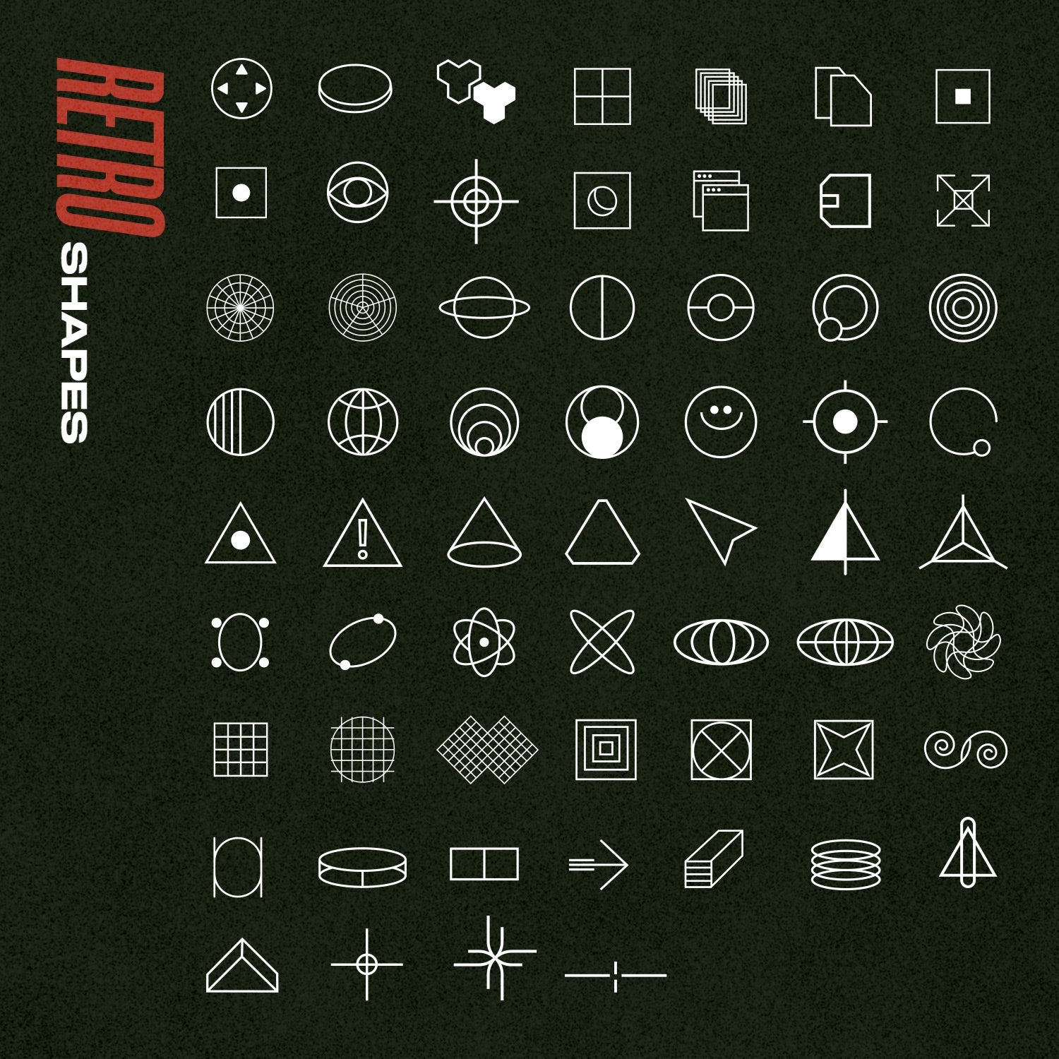 Cyber Y2K Shapes