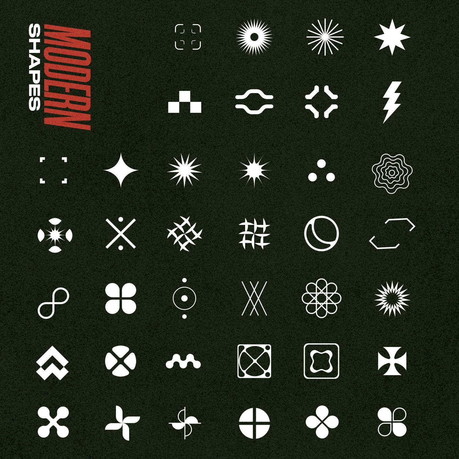 Cyber Y2K Shapes