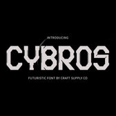Cybros – Futuristic Typeface
