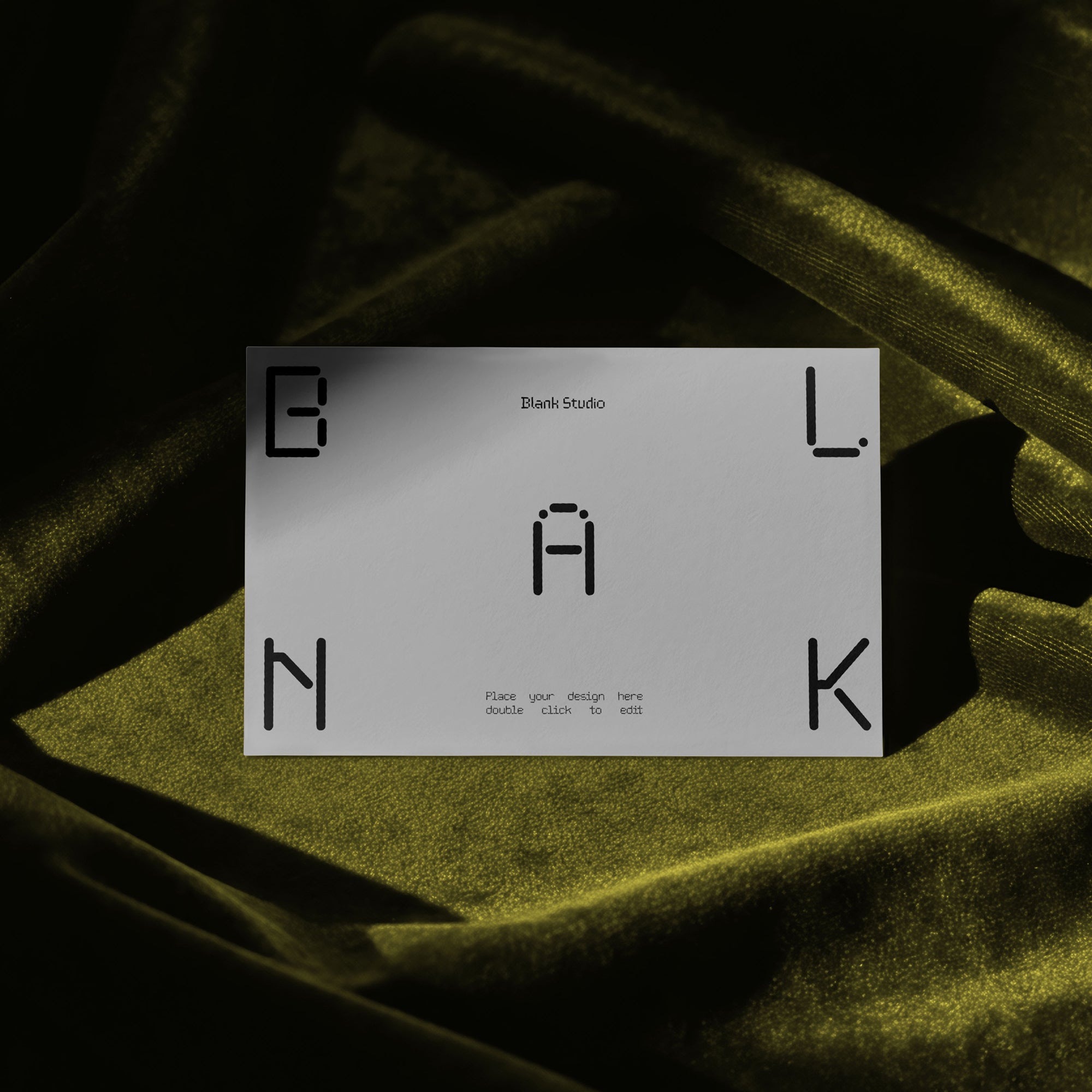 Dark Glamour Paper Mockup