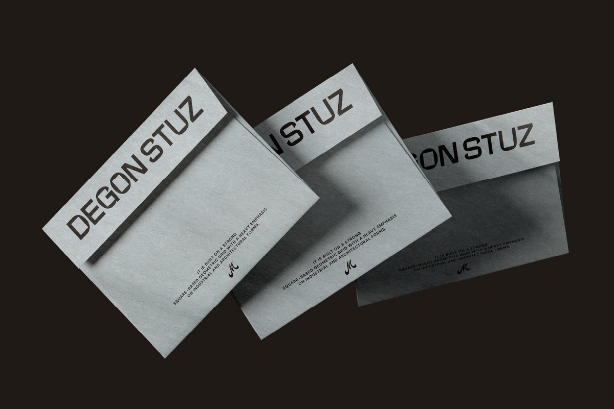 Degon Stuz - Sans Serif Display Font by Mooneseye Type, preview 8