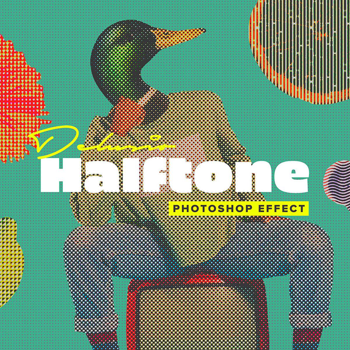 Delusio Halftone Photoshop Effect