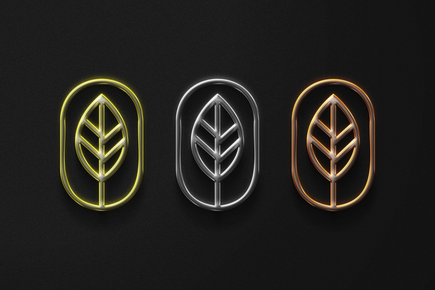 Deluxe Realistic Chrome Mockups