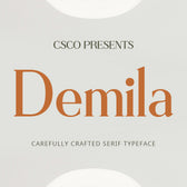 Demila – Modern Font