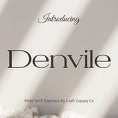Denvile – Wide Serif