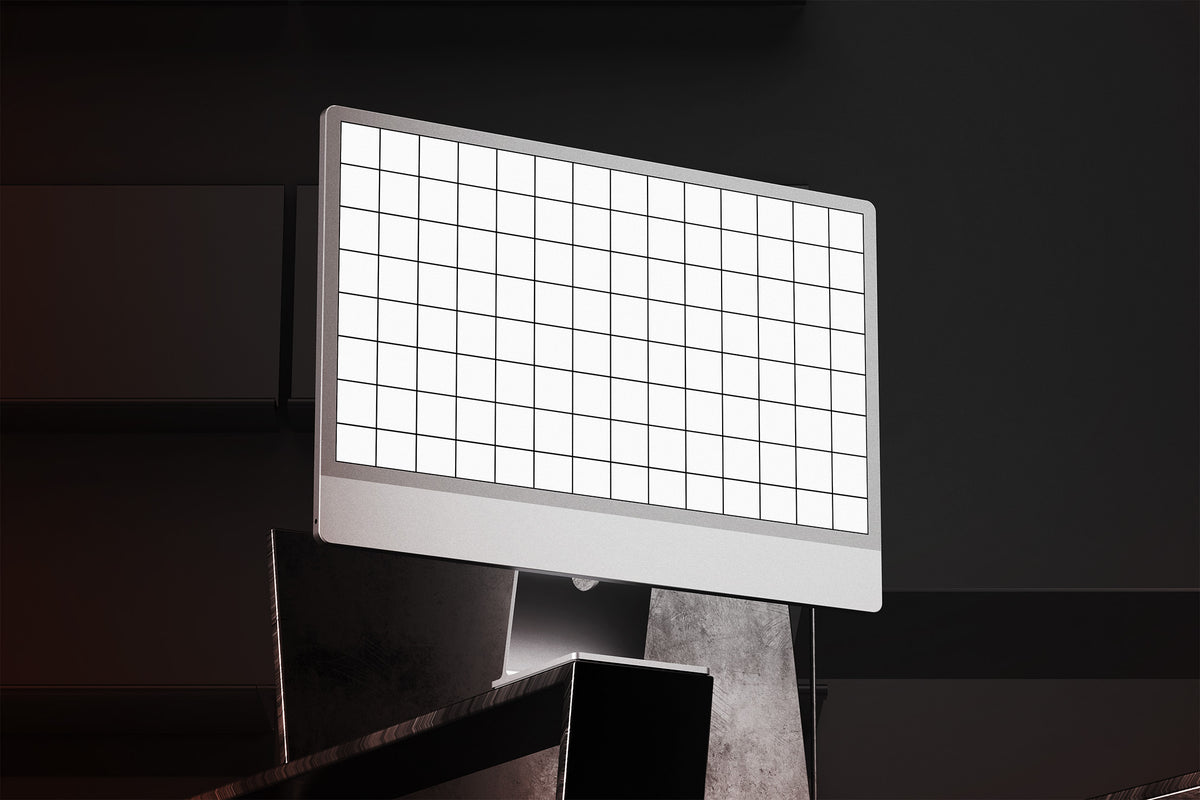 Desktop Monitor Mockup by Morrobati, preview 2