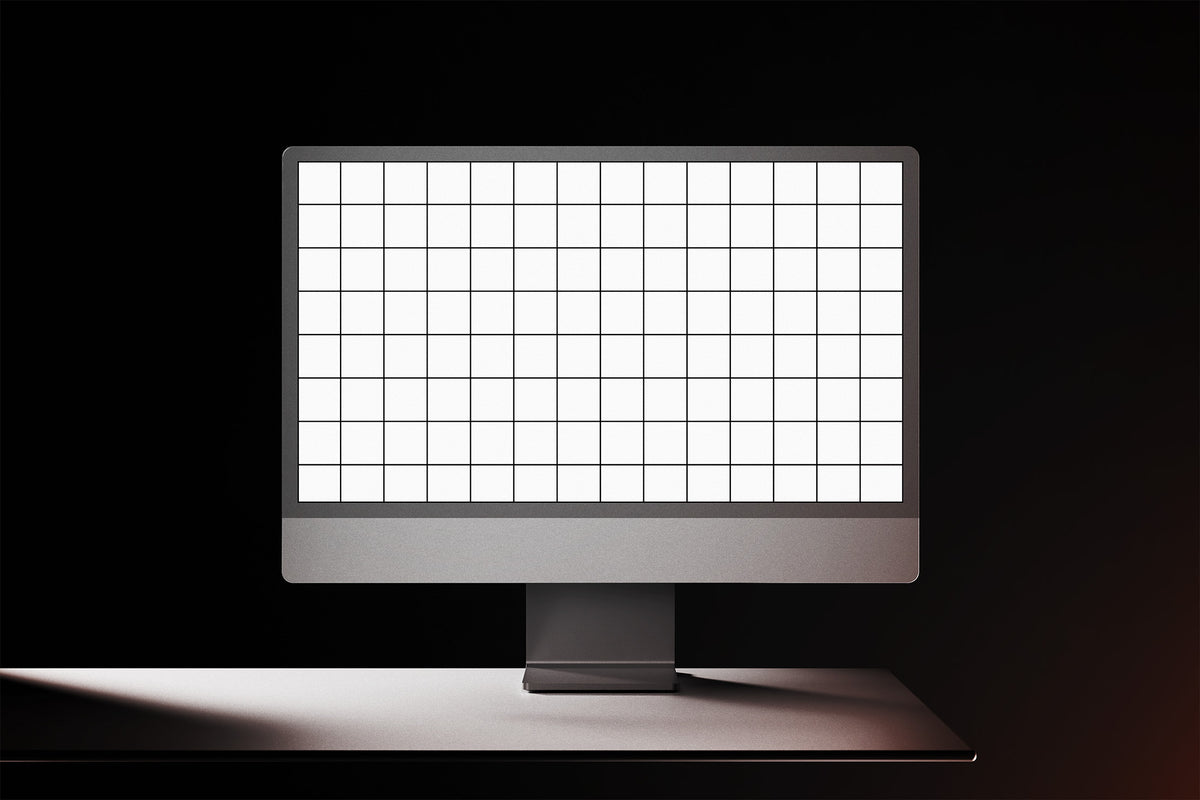 Desktop Monitor Mockup by Morrobati, preview 2