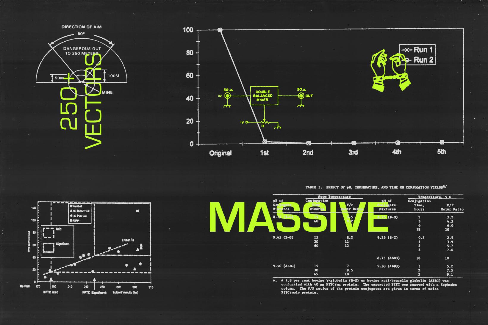 DIAGRAMS - 250+ Mathematical / Scientific / Engineering Vectors