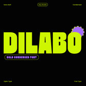 Dilabo – Bold Condensed Sans Serif Display Font