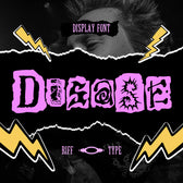 DISASE - Ransom Punk Collage Font