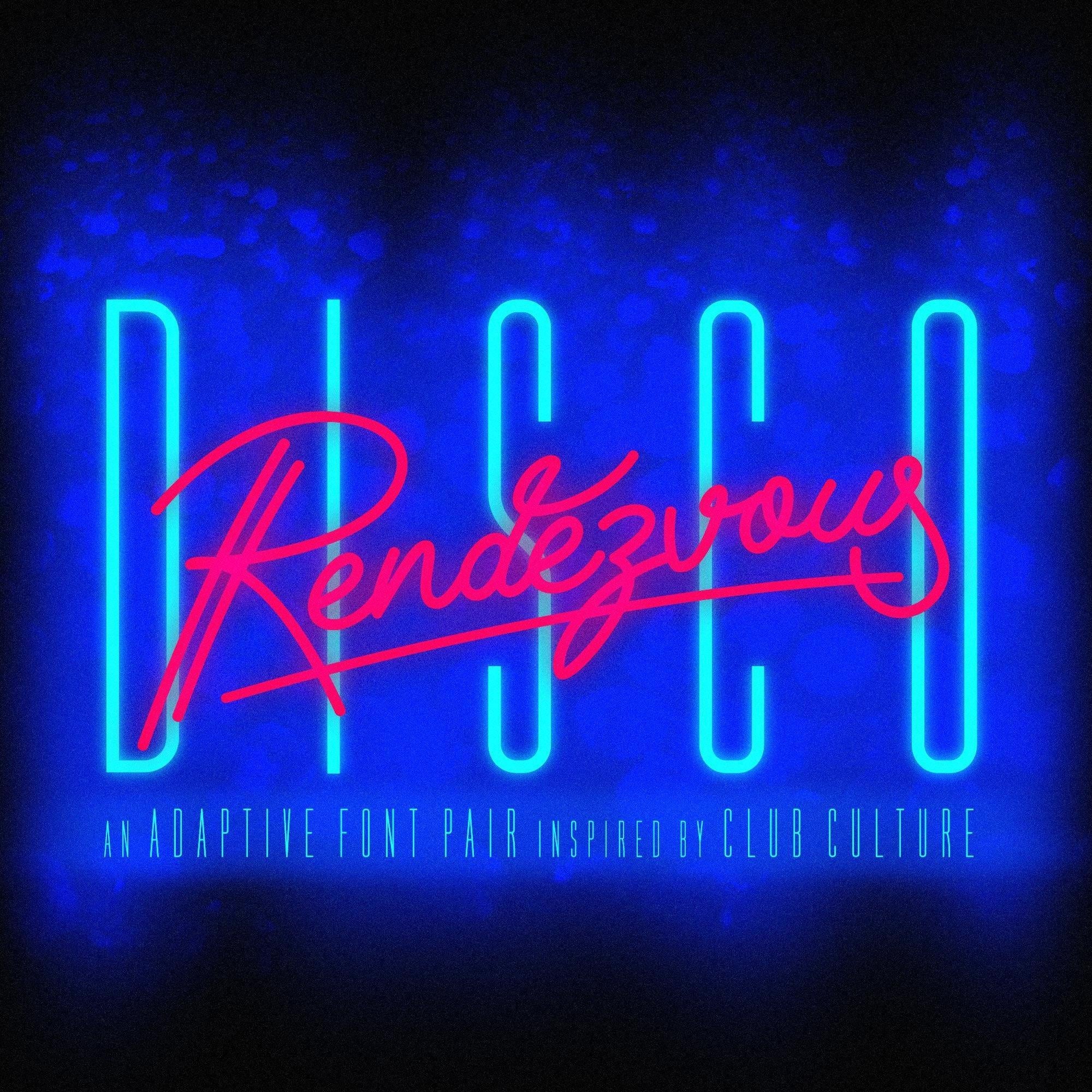 Disco Rendezvous: A Night Club Inspired Script Font Pair