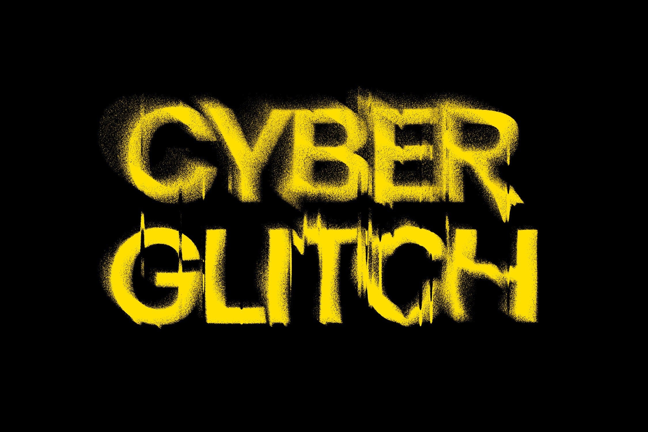 Displaced Distortion Text Effects