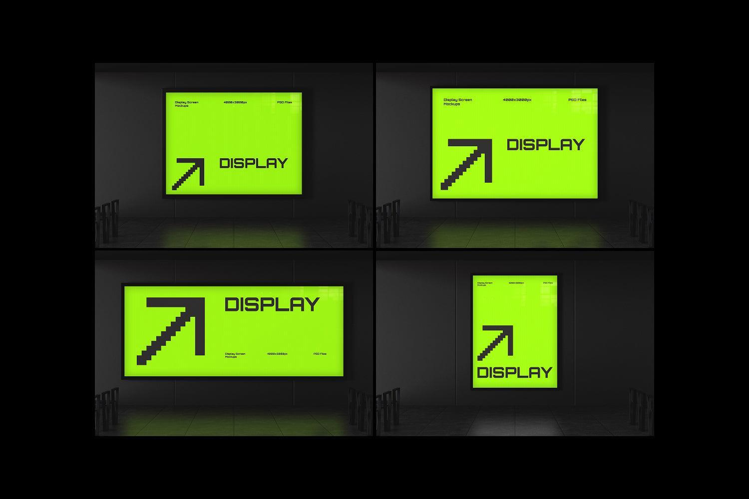 Display Screen Mockups