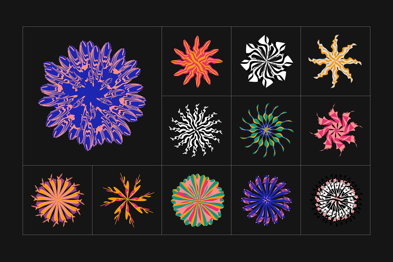 Distorted Abstract Circles & Shapes