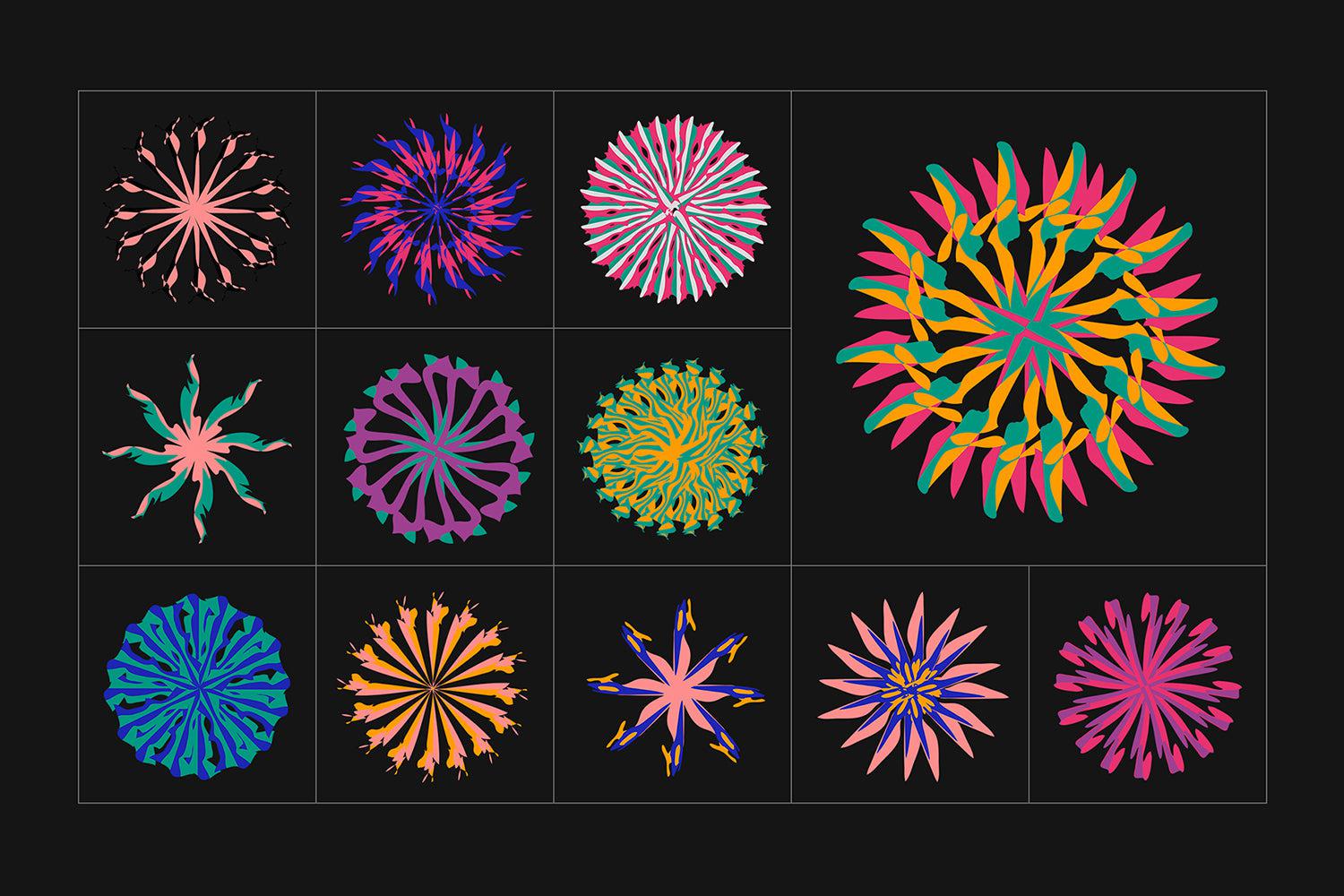 Distorted Abstract Circles & Shapes