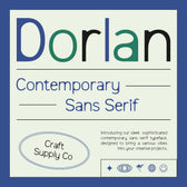 Dorlan – Contemporary Sans