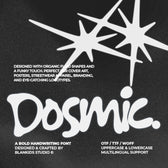 Dosmic - Organic Fluid Display Font