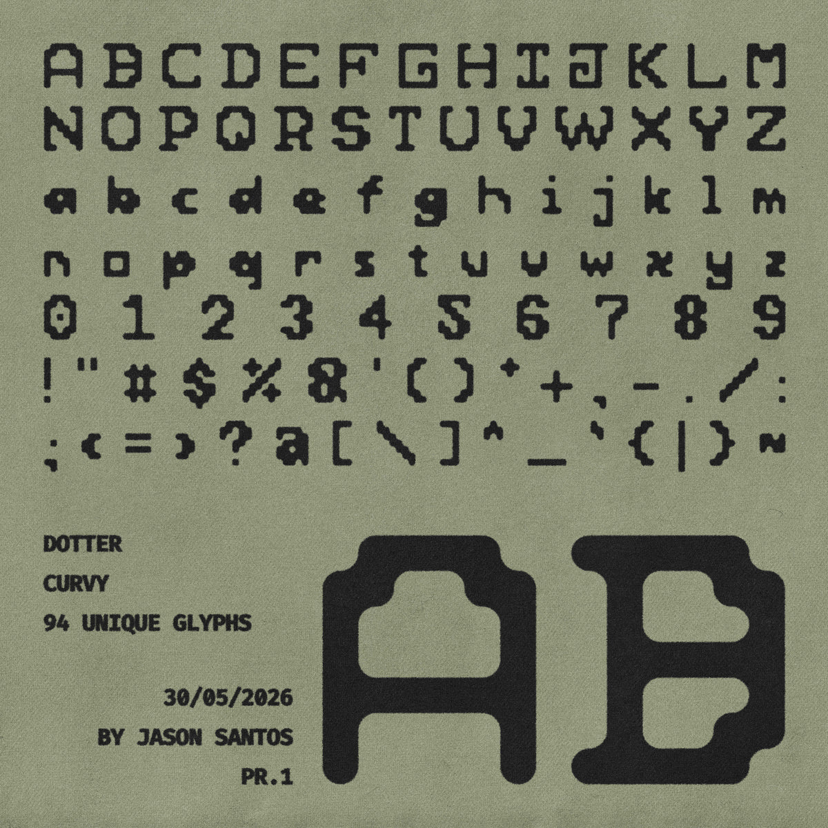 Dotter Typeface by Jason Santos, preview 5