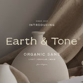 Earth Tone - Organic Sans Family