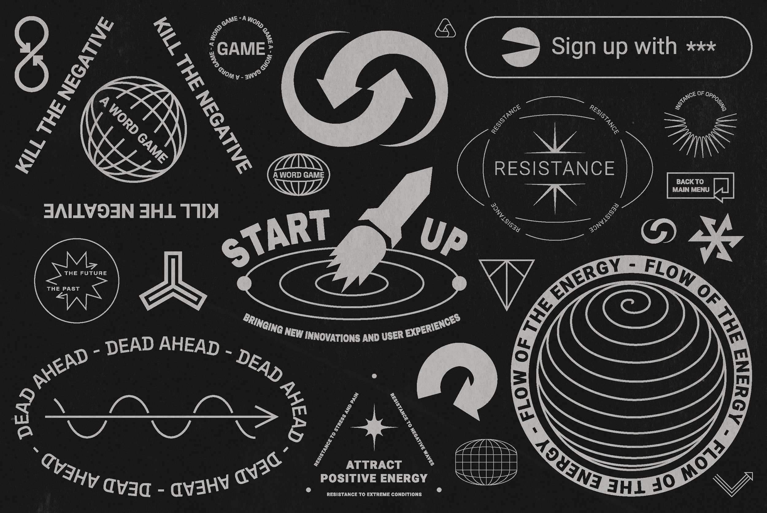 Editable Logo Badge Shapes Kit