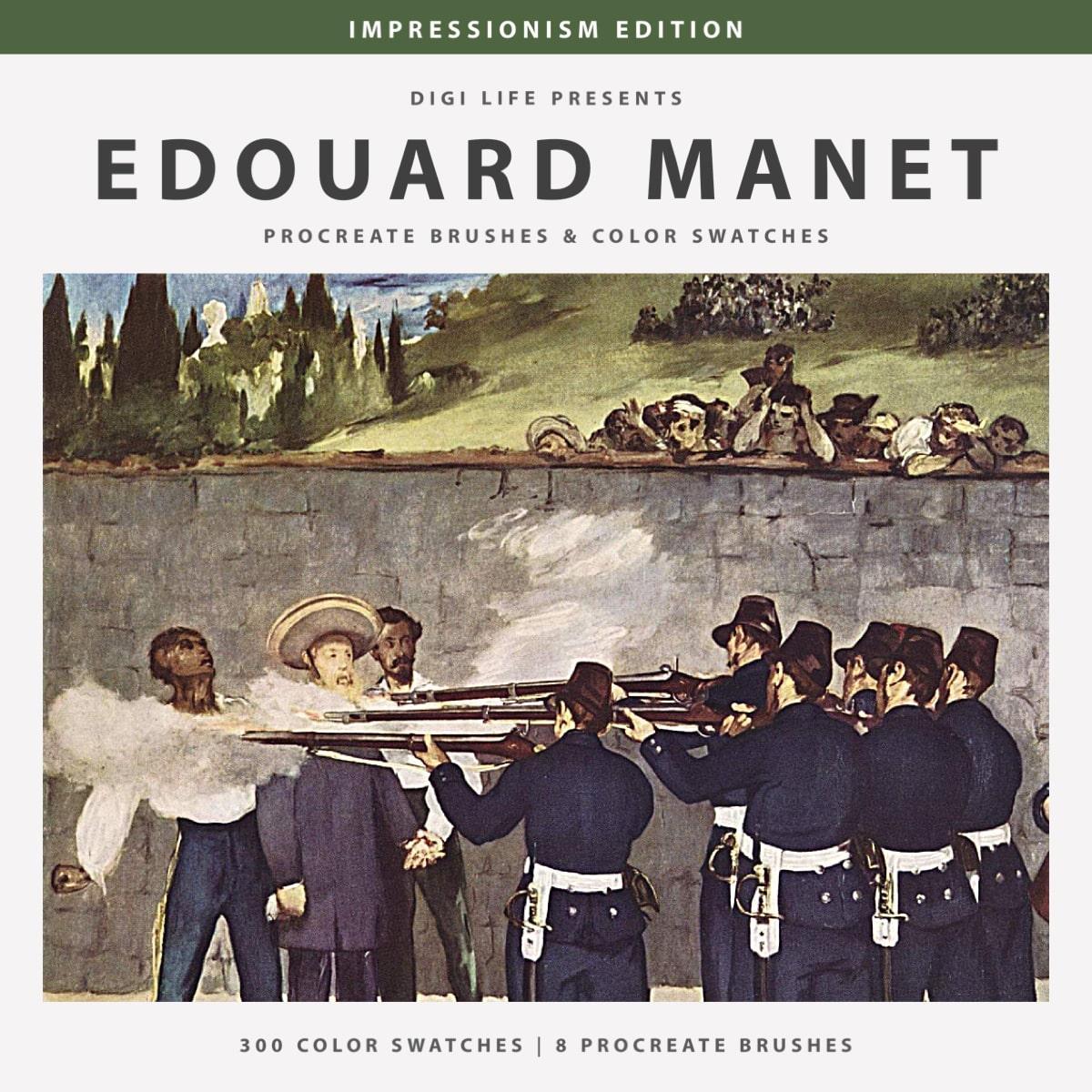 Edouard Manet Procreate Brushes & Color Palettes