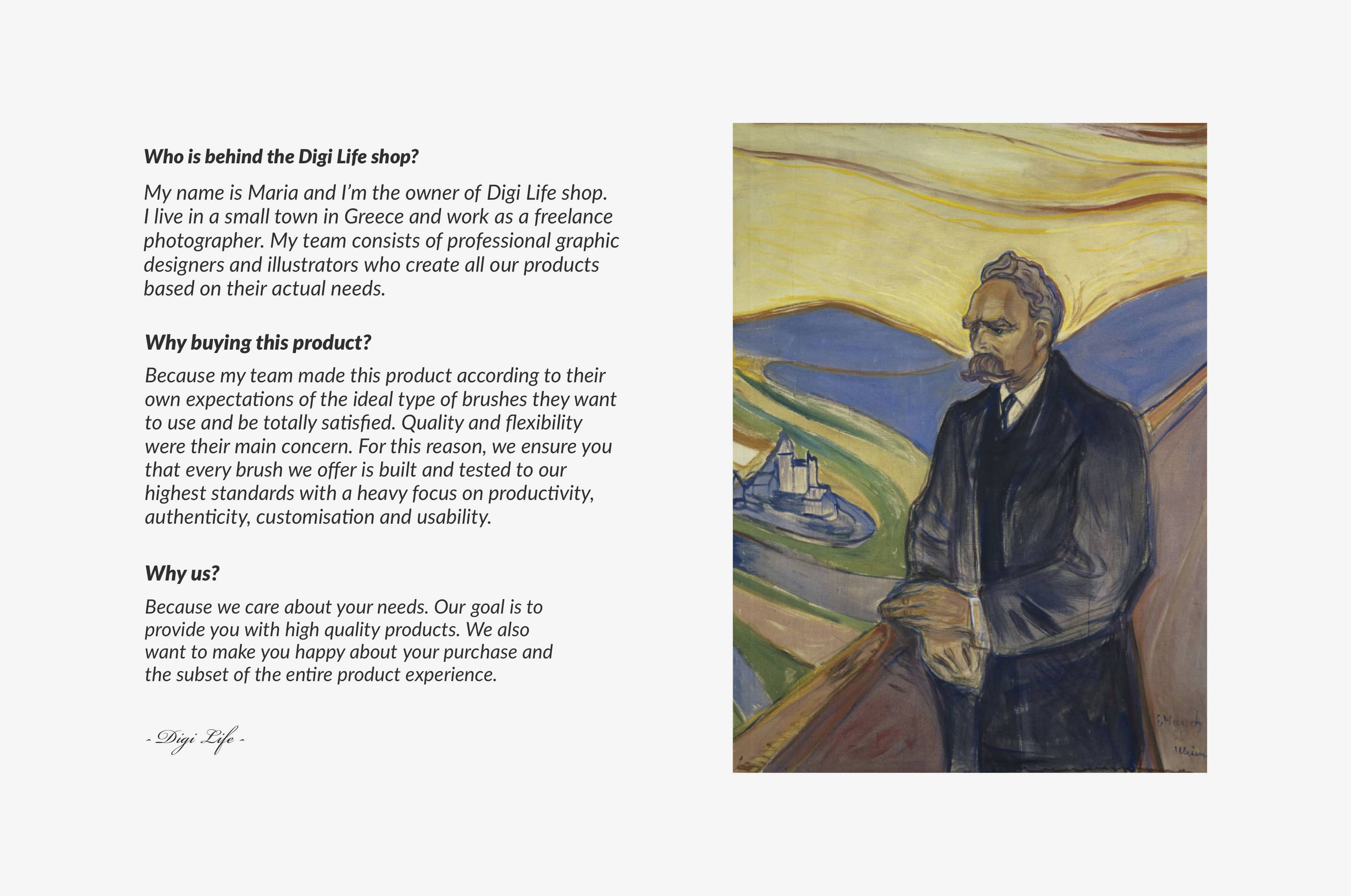 Edvard Munch Procreate Brushes & Color Palettes