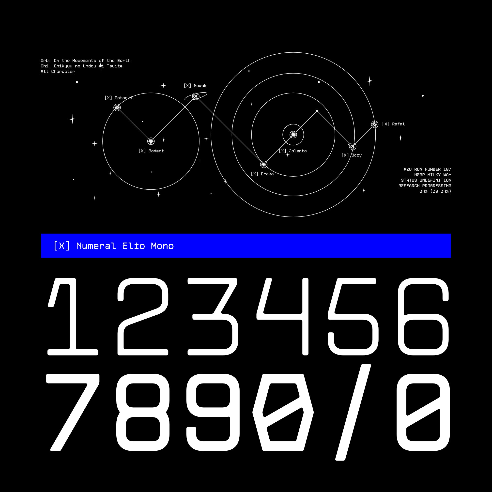 Elio Mono Font Family