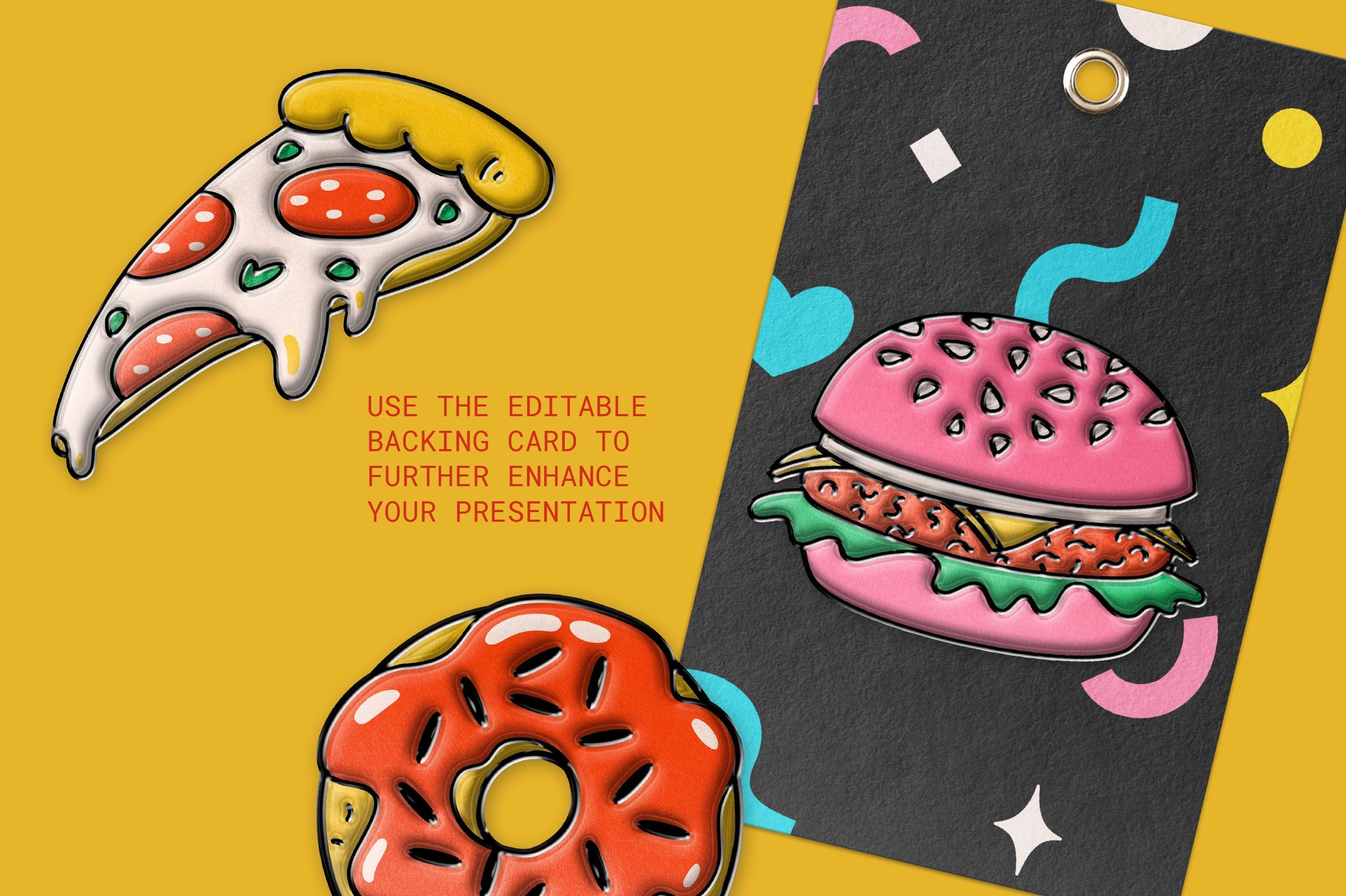 Enamel Logo Pin Mockup