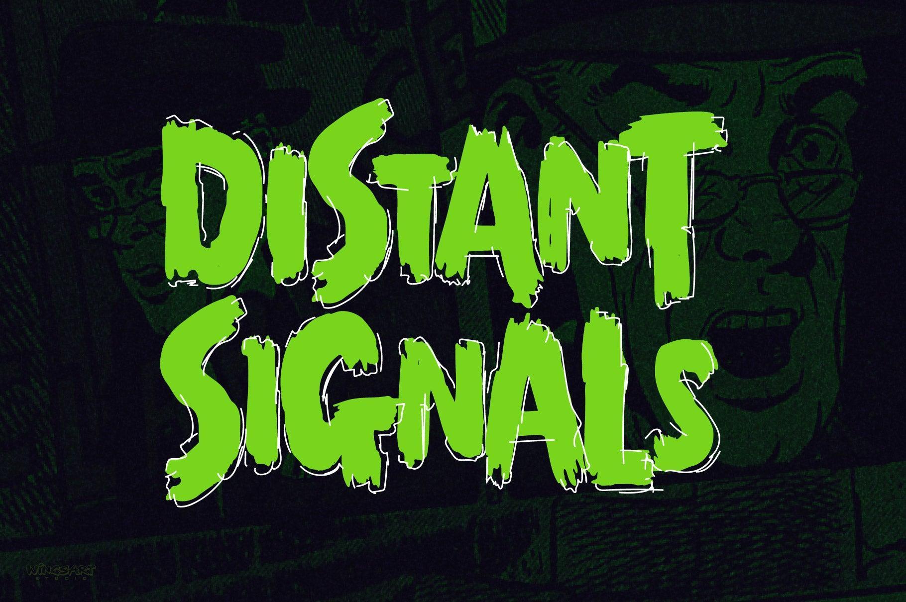 End Crawl - A Halloween Brush Font