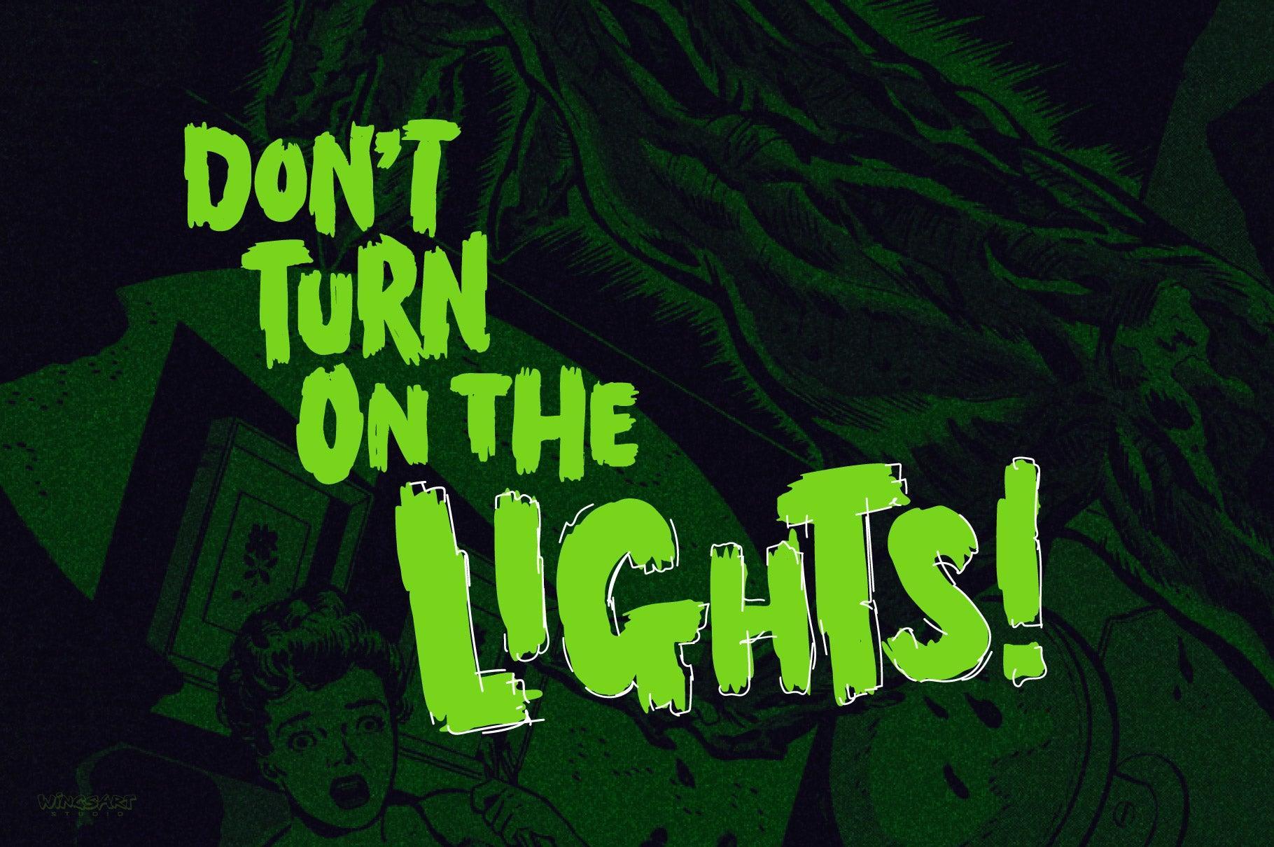 End Crawl - A Halloween Brush Font