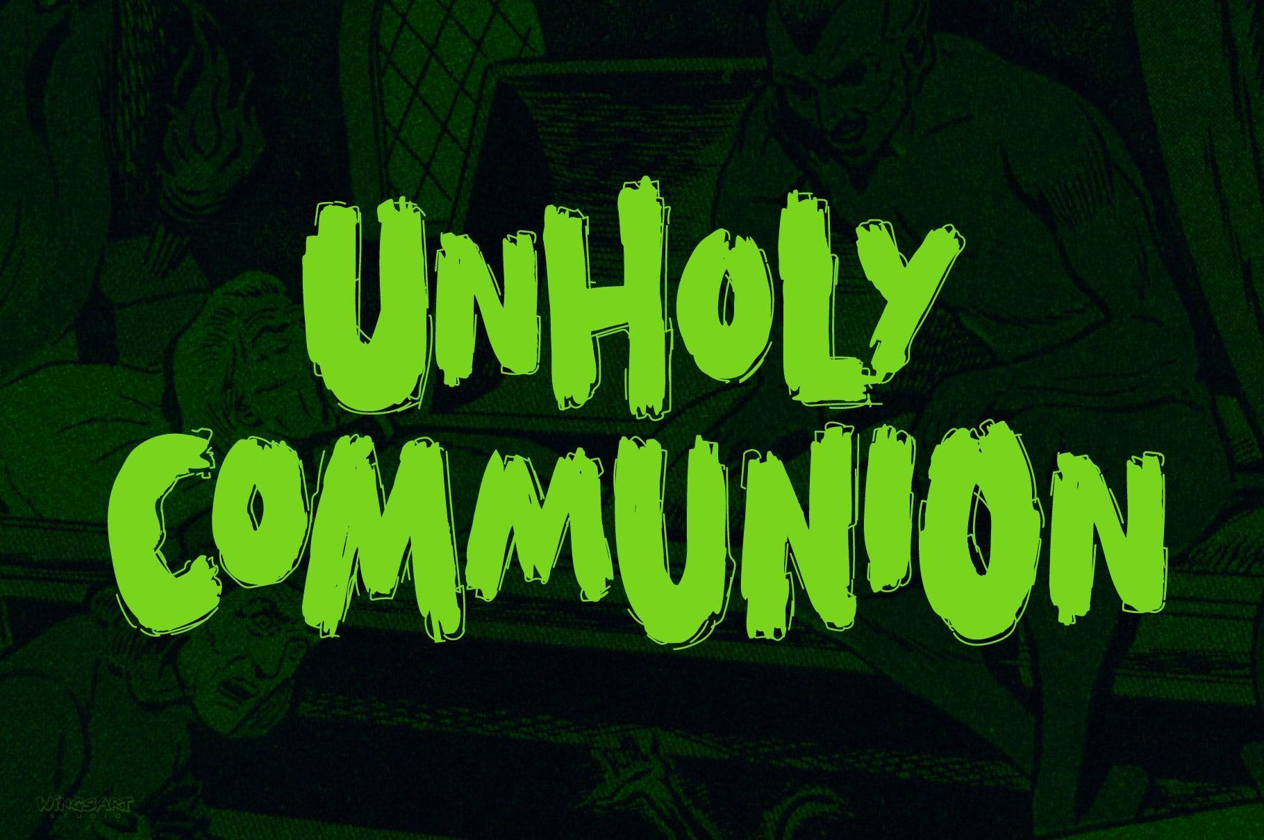 End Crawl - A Halloween Brush Font