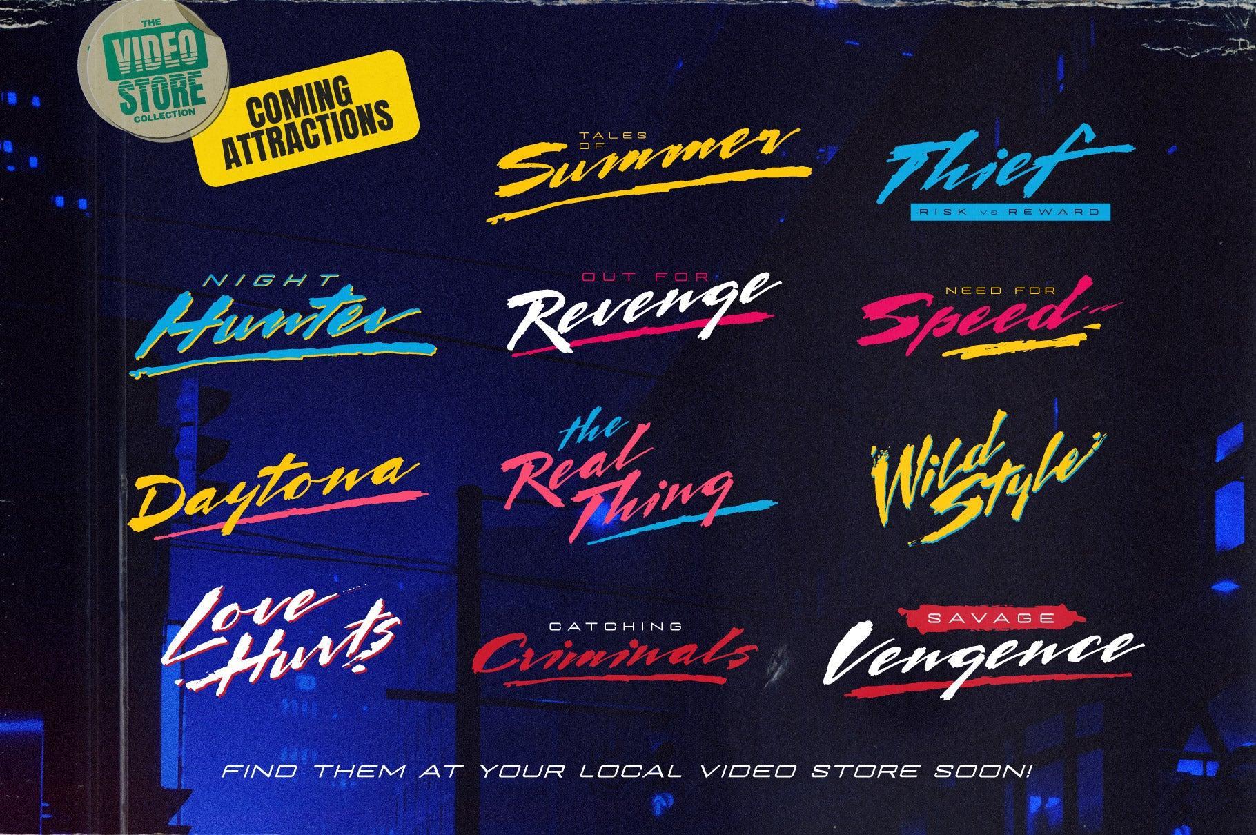 Endless Sunrise - A Sun-kissed 80s Inspired Script Font Duo